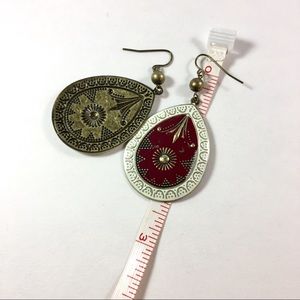 Jewelry - NWOT Enamel Teardrop Earrings Jewelry - NWOT Enamel Teardrop Earrings
